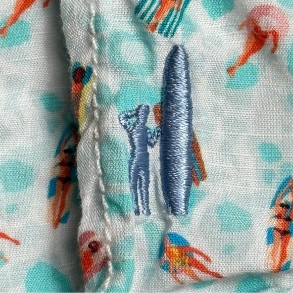 Johnnie O Floaty Hangin' Out Button Up Shirt XL Malibu Novelty Print Prep - Picture 5 of 13